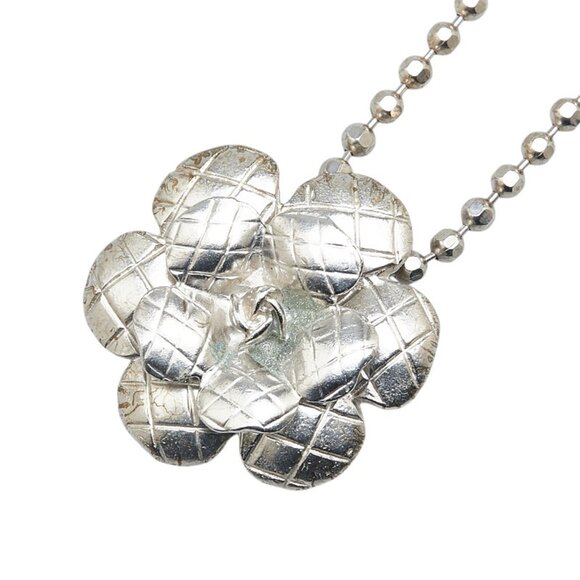 CHANEL Silver Necklace